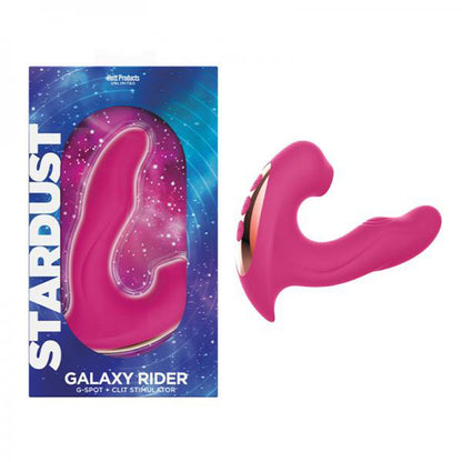 Hott Products Stardust Galaxy Rider G-Spot + Clit Stimulator – Pink