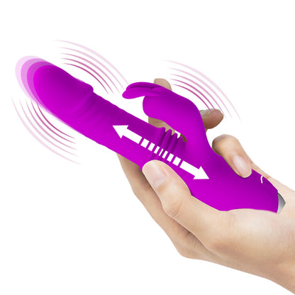Pretty Love Dorothy Thrusting Rabbit Vibrator - Purple - Multi-Function