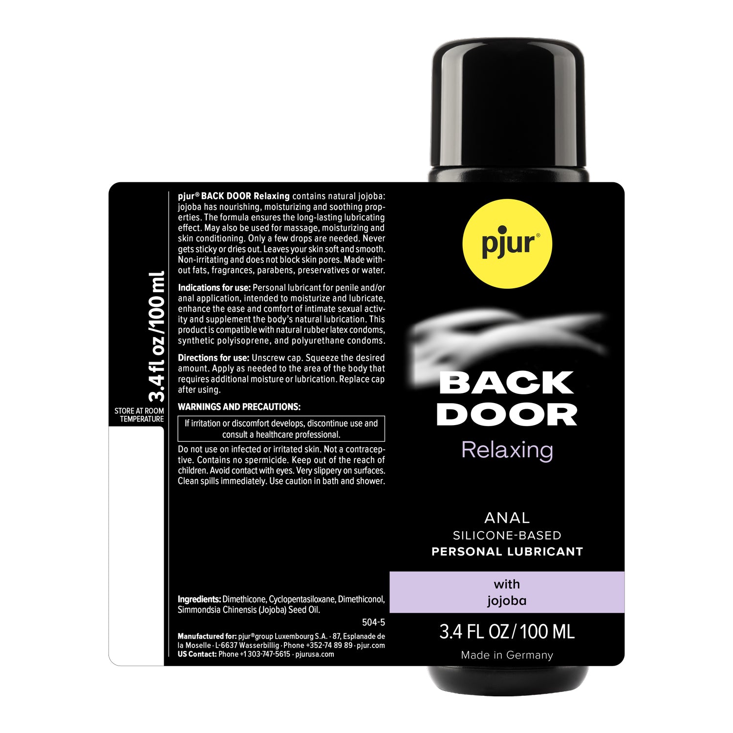Pjur Backdoor Anal Glide - Silicone Lubricant - 8.5 Fl Oz