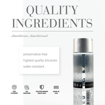 JO Premium Original Silicone-Based Lubricant 8 oz – Clear, Long-Lasting Glide