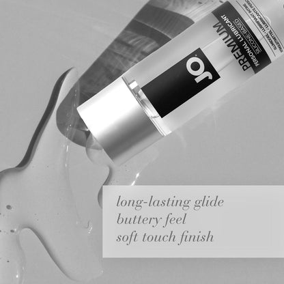 JO Premium Original Silicone-Based Lubricant 8 oz – Clear, Long-Lasting Glide