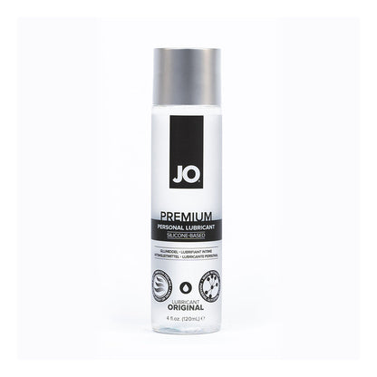 JO Premium Silicone-Based Lubricant 4 oz – Clear – Long-Lasting Glide