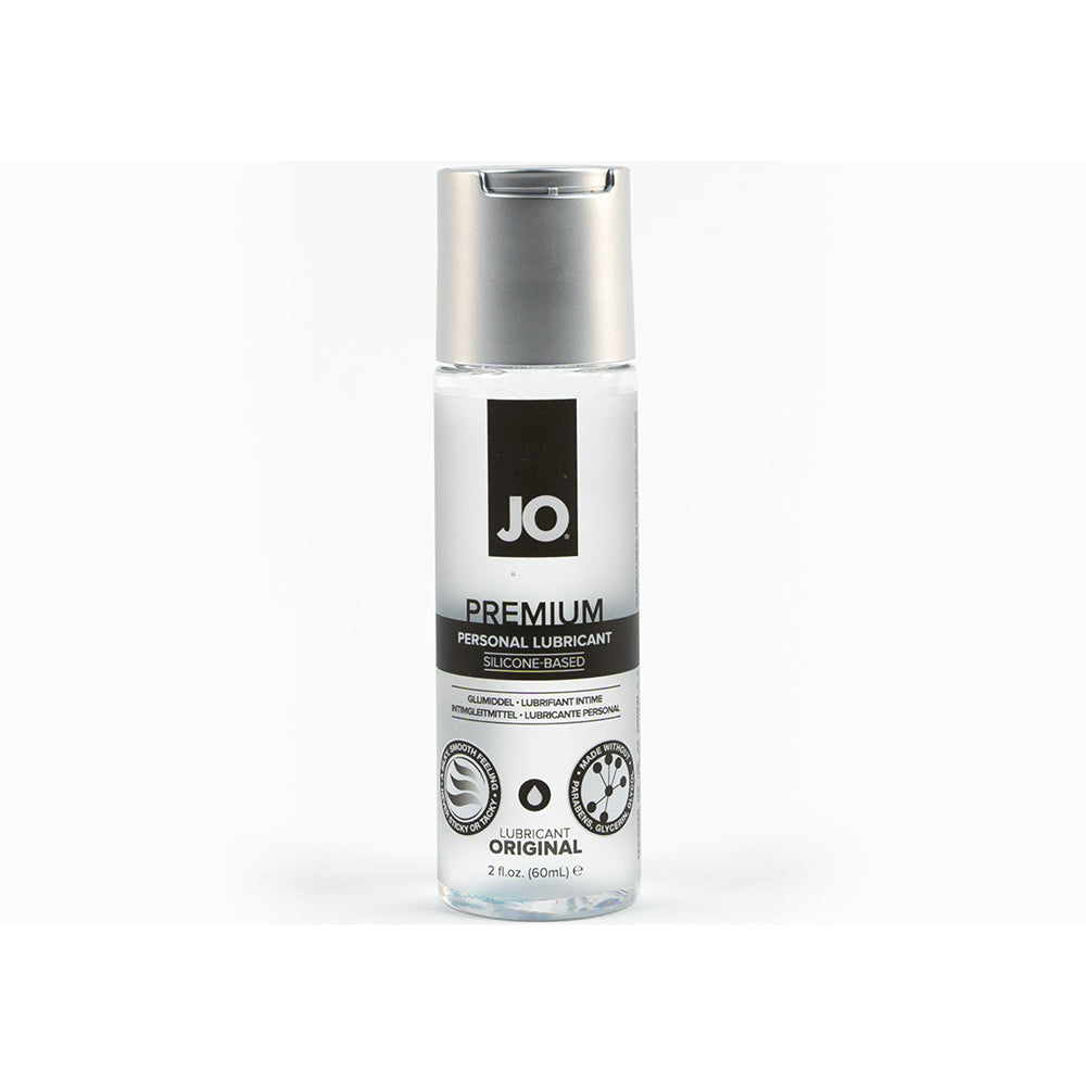 JO Premium Original Silicone-Based Lubricant 2 oz – Clear