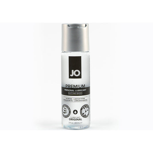 JO Premium Original Silicone-Based Lubricant 2 oz – Clear