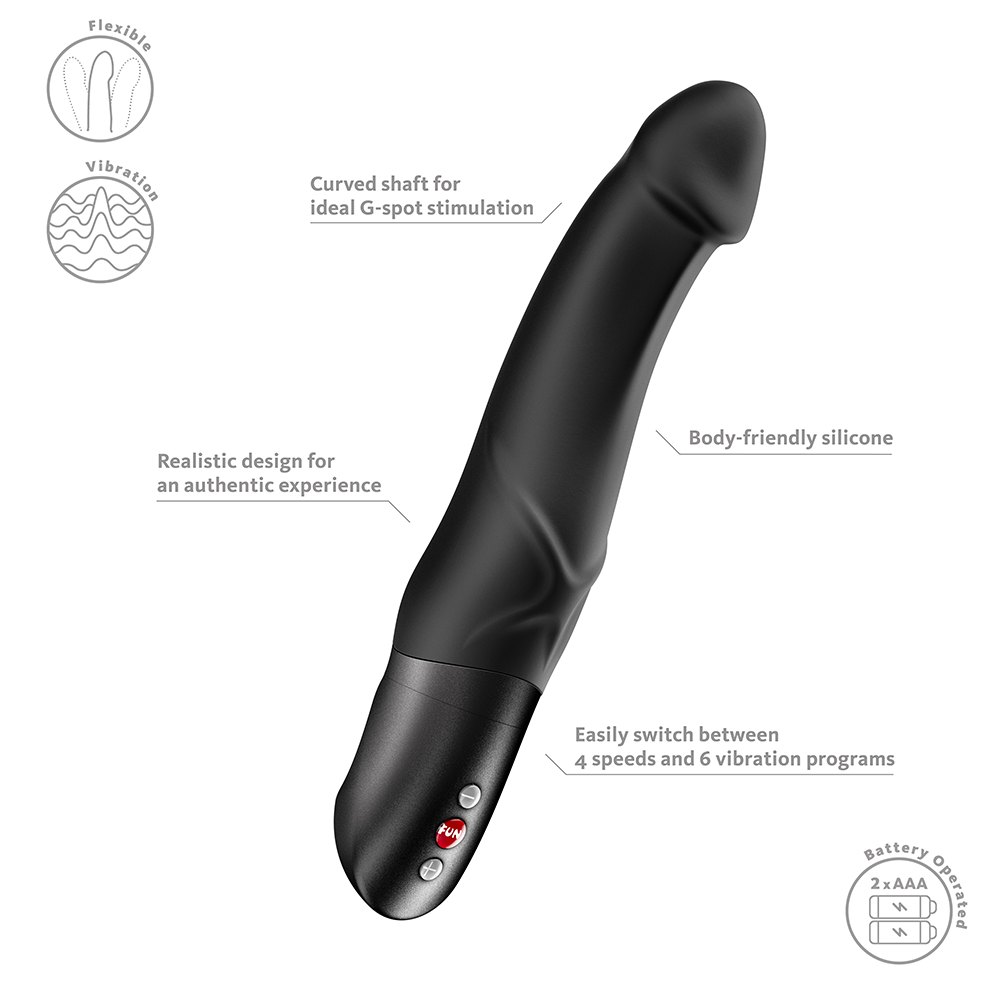 Mr. Boss G-Spot Vibrator - Waterproof G-Spot Stimulation - Black