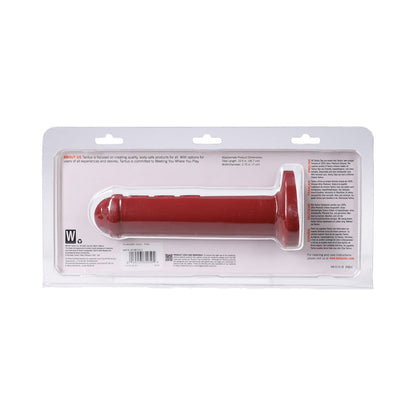 Tantus Amsterdam Junior Ruby Dildo – Red – Silicone – Harness Compatible