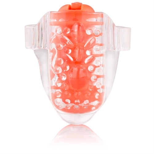 Screaming O Ling O Mini Vibrator for Oral Use - Orange