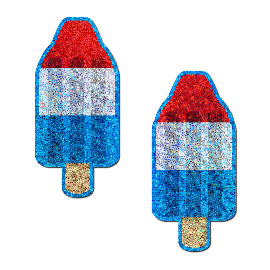 Pastease Glitter Bomb Pop Nipple Pasties – Multi-Color