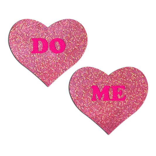 Pastease Do Me Heart Nipple Pasties - Light Pink - Waterproof Adhesive
