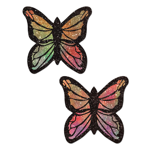 Pastease Glitter Butterfly Nipple Pasties – Pastel Rainbow
