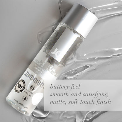 System JO All-In-One Sensual Massage Glide - Silicone-Based Massage Formula - 4 oz - Clear