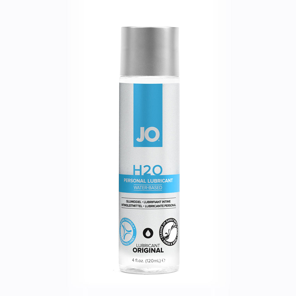 JO H2O Original Water-Based Lubricant 4 oz – Clear