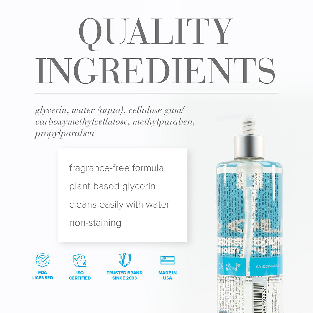 JO H2O Original Water-Based Lubricant 16 oz – Clear