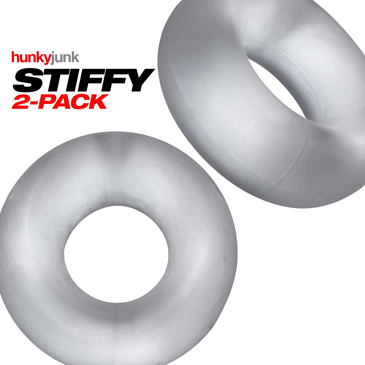 Oxballs Stiffy 2-Pack Bulge-Rings – Clear Ice