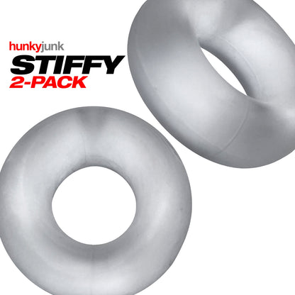 Oxballs Stiffy 2-Pack Bulge-Rings – Clear Ice