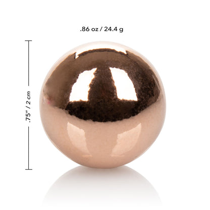 CalExotics Climax Weighted Balls – Copper Color, Pelvic Muscle Strengthening