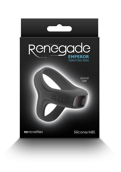 Renegade Emperor Rechargeable Vibrating Ring – Black