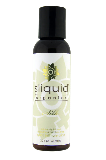 Sliquid Organics Silk Aloe & Silicone Hybrid Personal Lubricant 2.0 Fl Oz