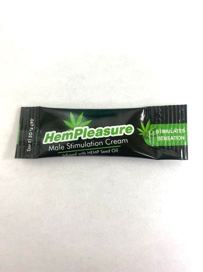 Body Action Hempleasure for Men Sample Packet – Infused with Hemp Seed Oil