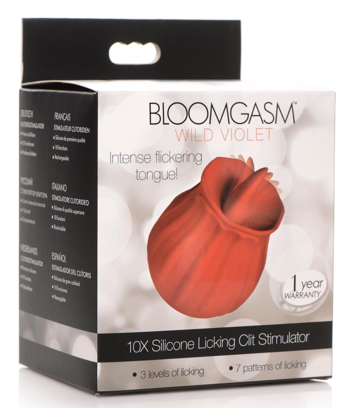 Bloomgasm Wild Violet Licking Clit Stimulator – Red
