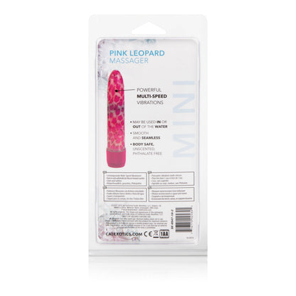 CalExotics Leopard Massager Mini - Multi-Speed Waterproof Massager - Pink