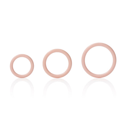 CalExotics Silicone Support Rings Set – Ivory – Erection Enhancers