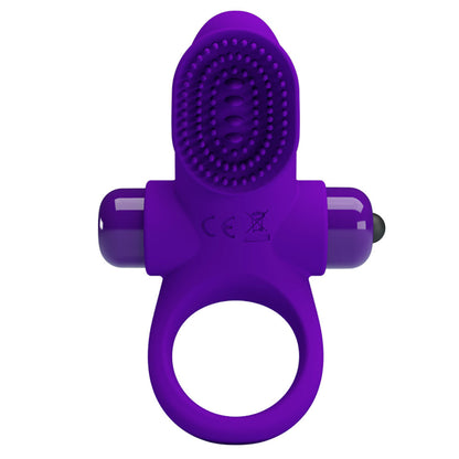 Pretty Love Vibrating Cock Ring II – Purple – Waterproof with 10 Vibration Functions