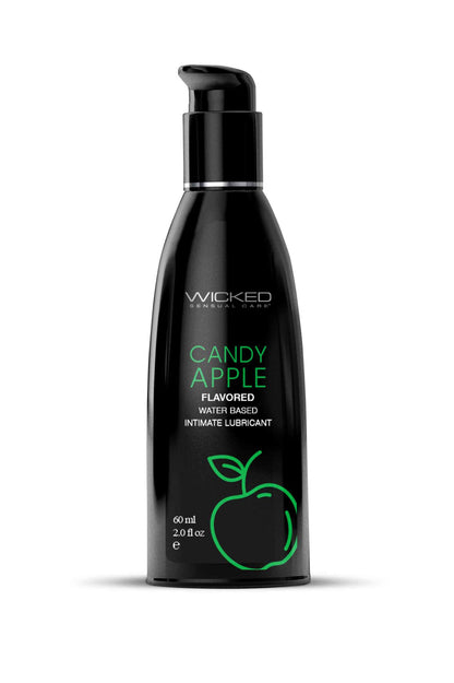 Wicked Aqua Candy Apple Flavored Water Based Intimate Lubricant - 2 Fl. Oz.