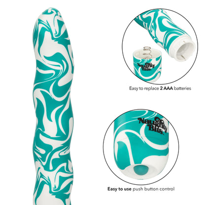 CalExotics Naughty Bits Squiggle Dick Personal Vibrator – Multi-Function Waterproof Design