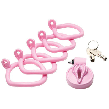 XR Brands Pussification Vulva Chastity Cage – Pink