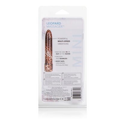 CalExotics Leopard Massager Mini Multi-Speed Vibrator - Animal Print