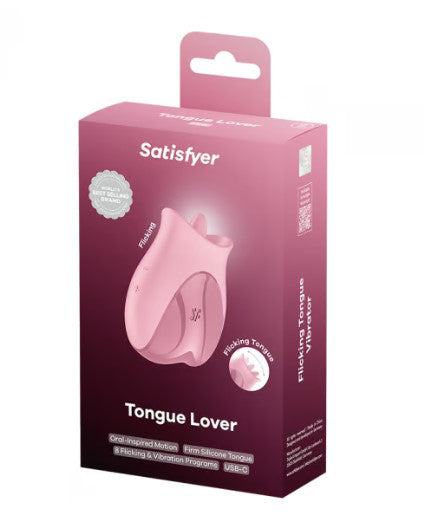 Satisfyer Tongue Lover Vibrating Tongue Stimulation Device – Pink