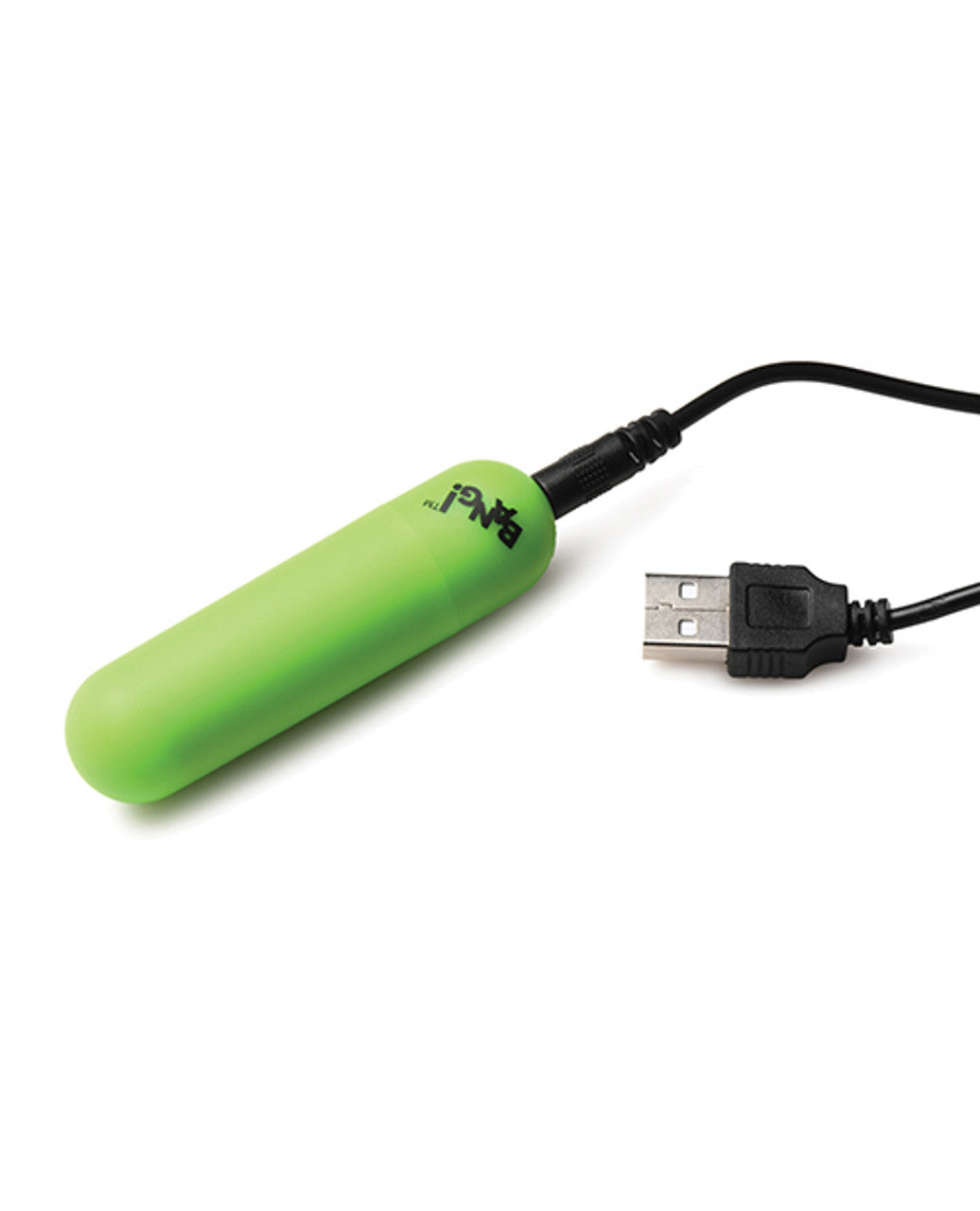 XR Brands Glow in the Dark Bullet with Remote - Green - 28 Vibration Patterns