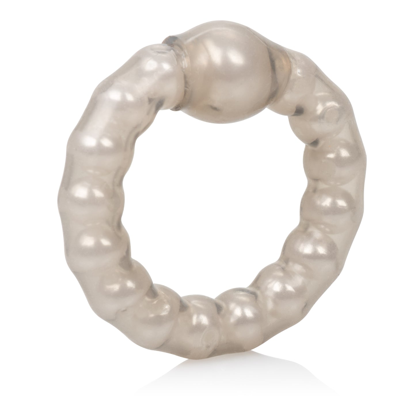 Pearl Beade Prolong Rings - Stretchable Erection Enhancer - Smoke