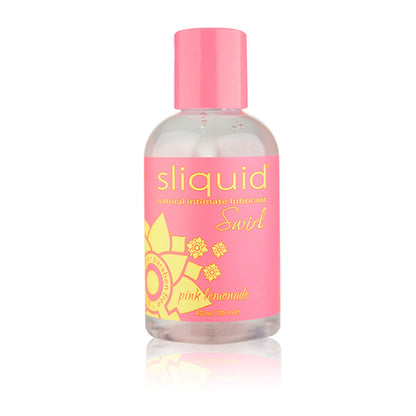 Sliquid Naturals Swirl Pink Lemonade Flavored Water-Based Lubricant - 4.2 Fl Oz