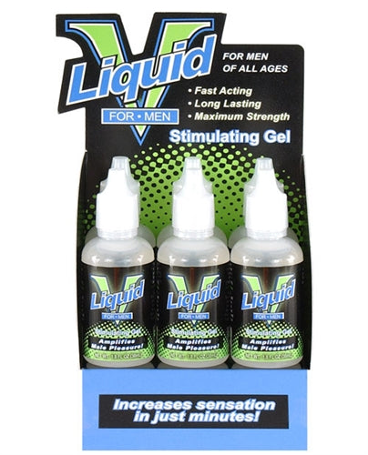 Body Action Liquid V for Men - 6 Pack Display - Latex Friendly