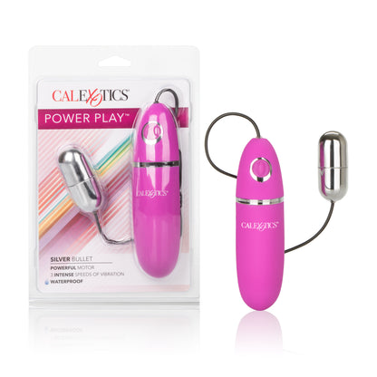 CalExotics Power Play Silver Bullet Multi-Speed Vibrator – Pink