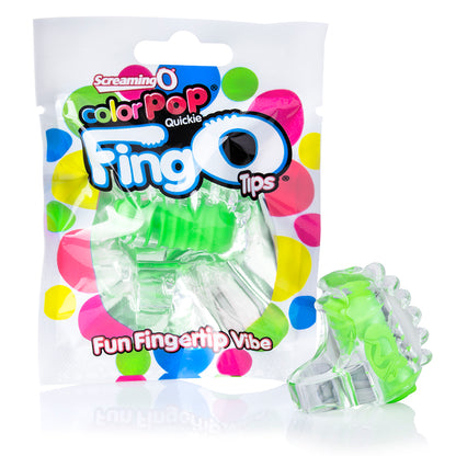 Colorpop Quickie Fingo Tips Mini Vibe - Green - Vibrates, Waterproof
