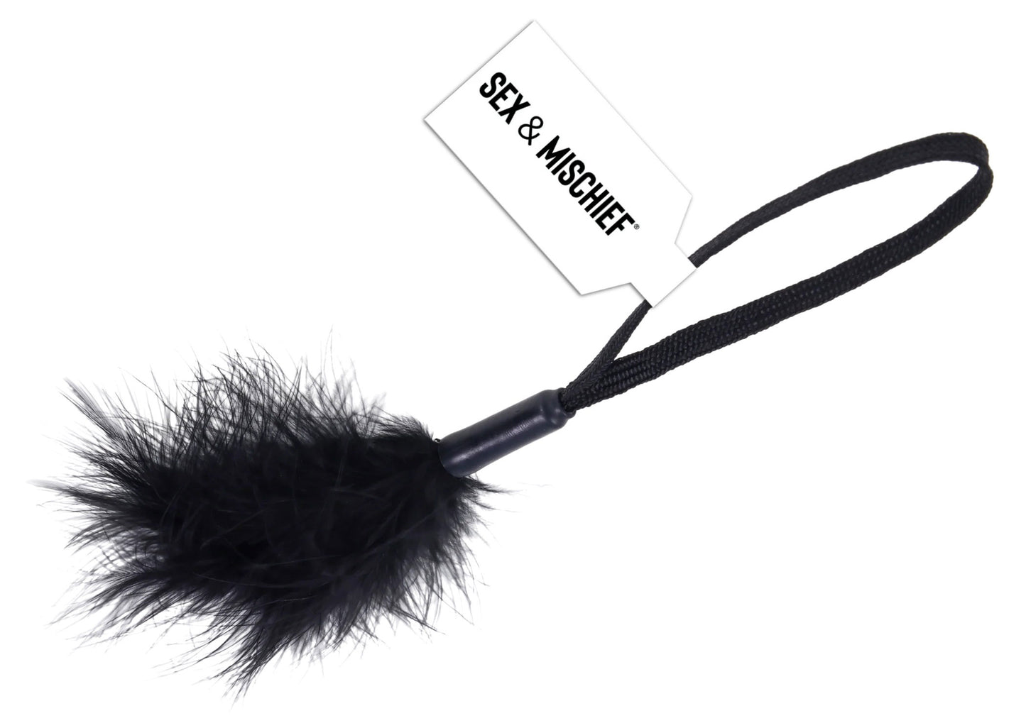 Black Peaches n CreaMe Wrist Feather Tickler – Black Feather Sensory Toy