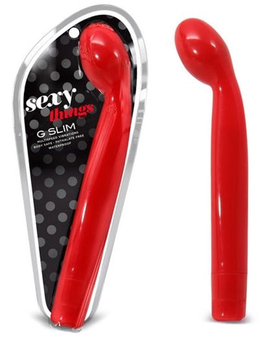 Blush Novelties G Slim G Spot Stimulator – Red – Multi-Speed Waterproof