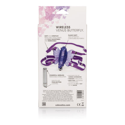 CalExotics Wireless Venus Butterfly Wearable Stimulator - Purple - Waterproof