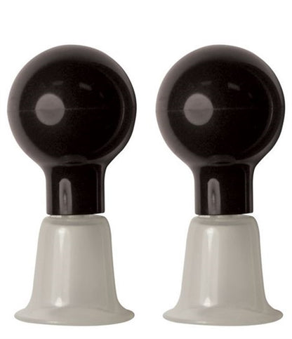 Sportsheets Nipple Suckers Nipple Clips – Black, Squeezable Design for Enhanced Sensitivity