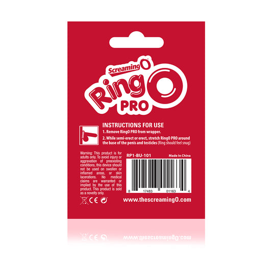 Screaming O RingO Pro LG Penis Ring – Blue