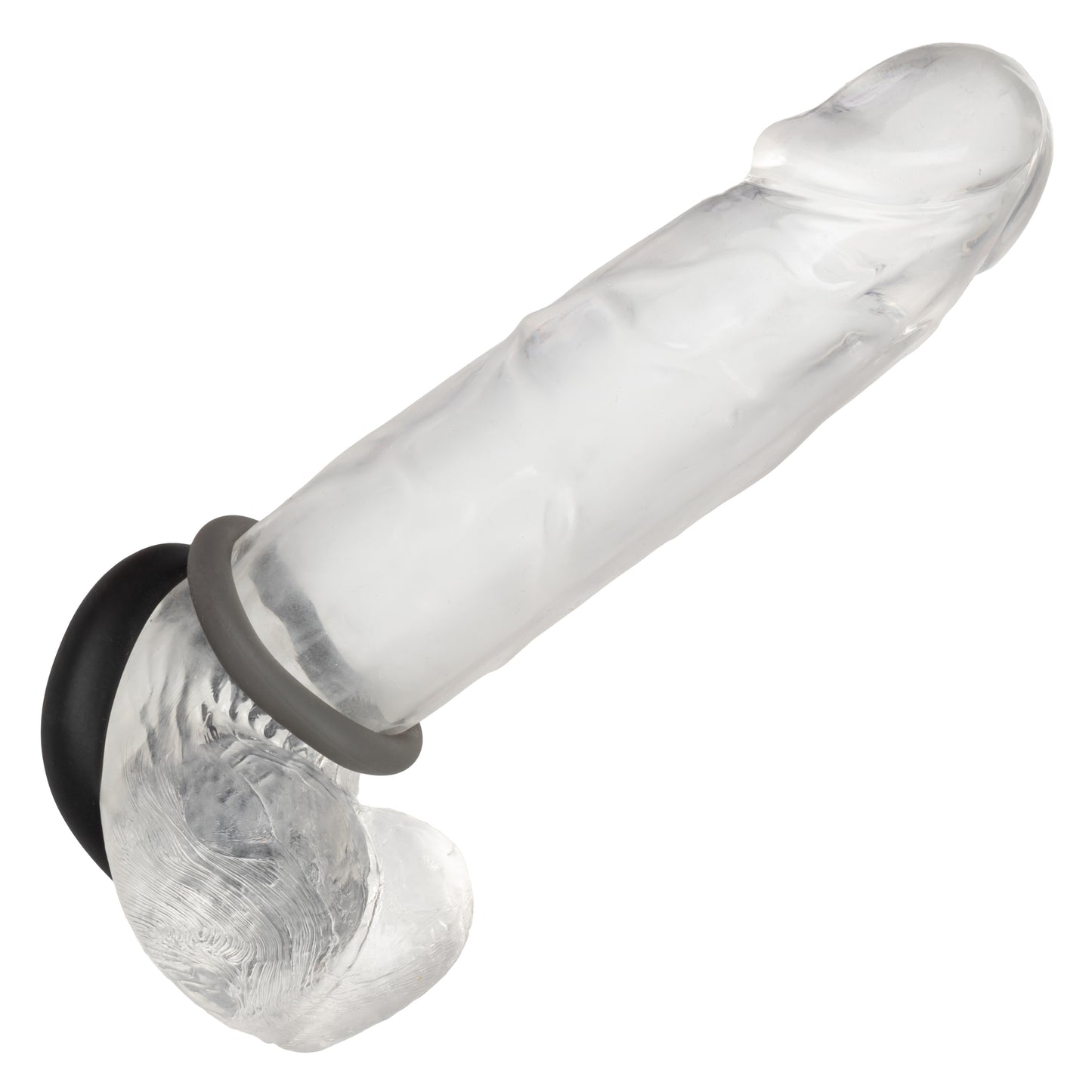Alpha Liquid Silicone Prolong Set of 2 - Black/Gray Intimate Enhancers