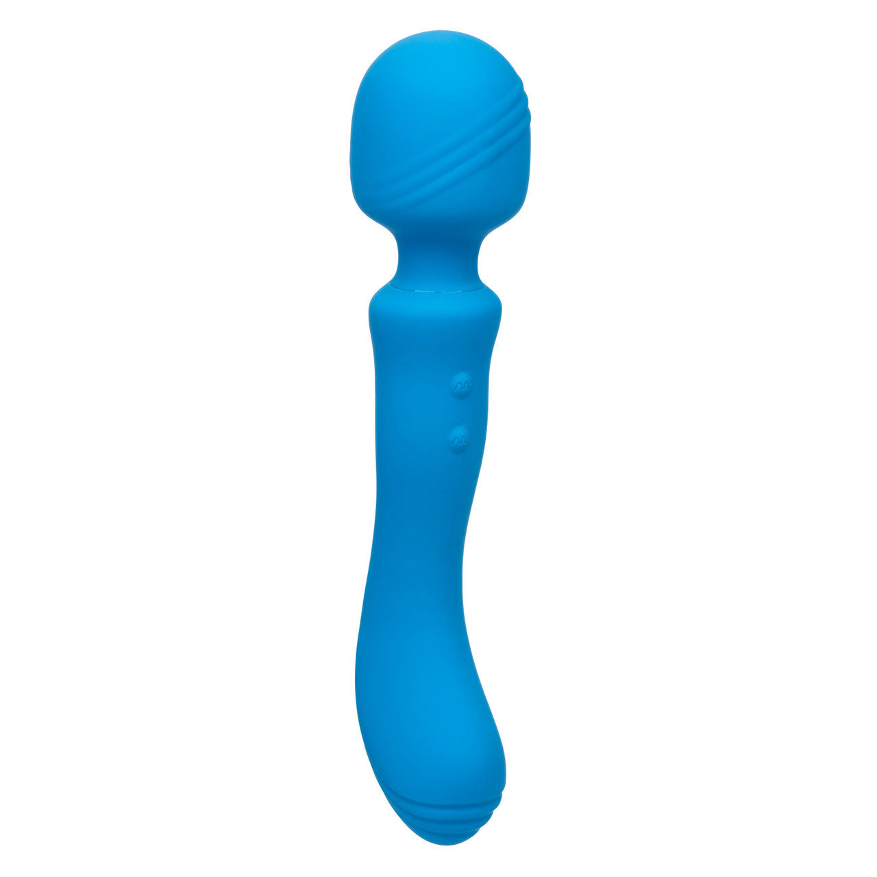CalExotics Rumbler Rumble Wand - Dual-Ended Massager with 10 Speeds - Blue