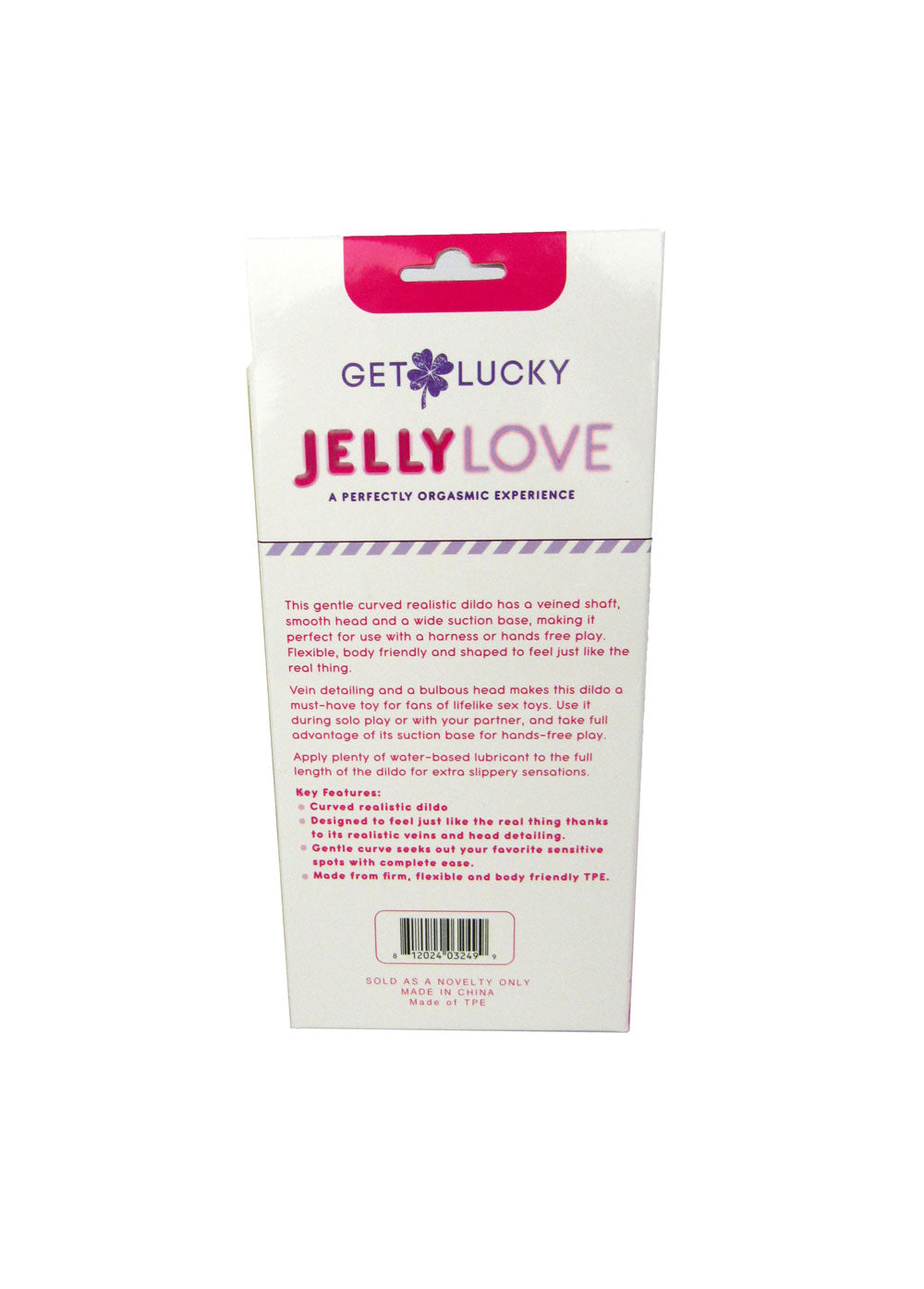 Jelly Love 7" Dildo - Realistic Pink Dildo with Suction Base
