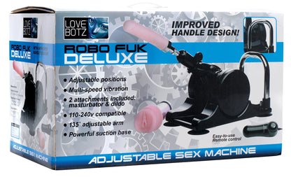 Lovebotz Robo Fuk Deluxe Adjustable Sex Machine – Black