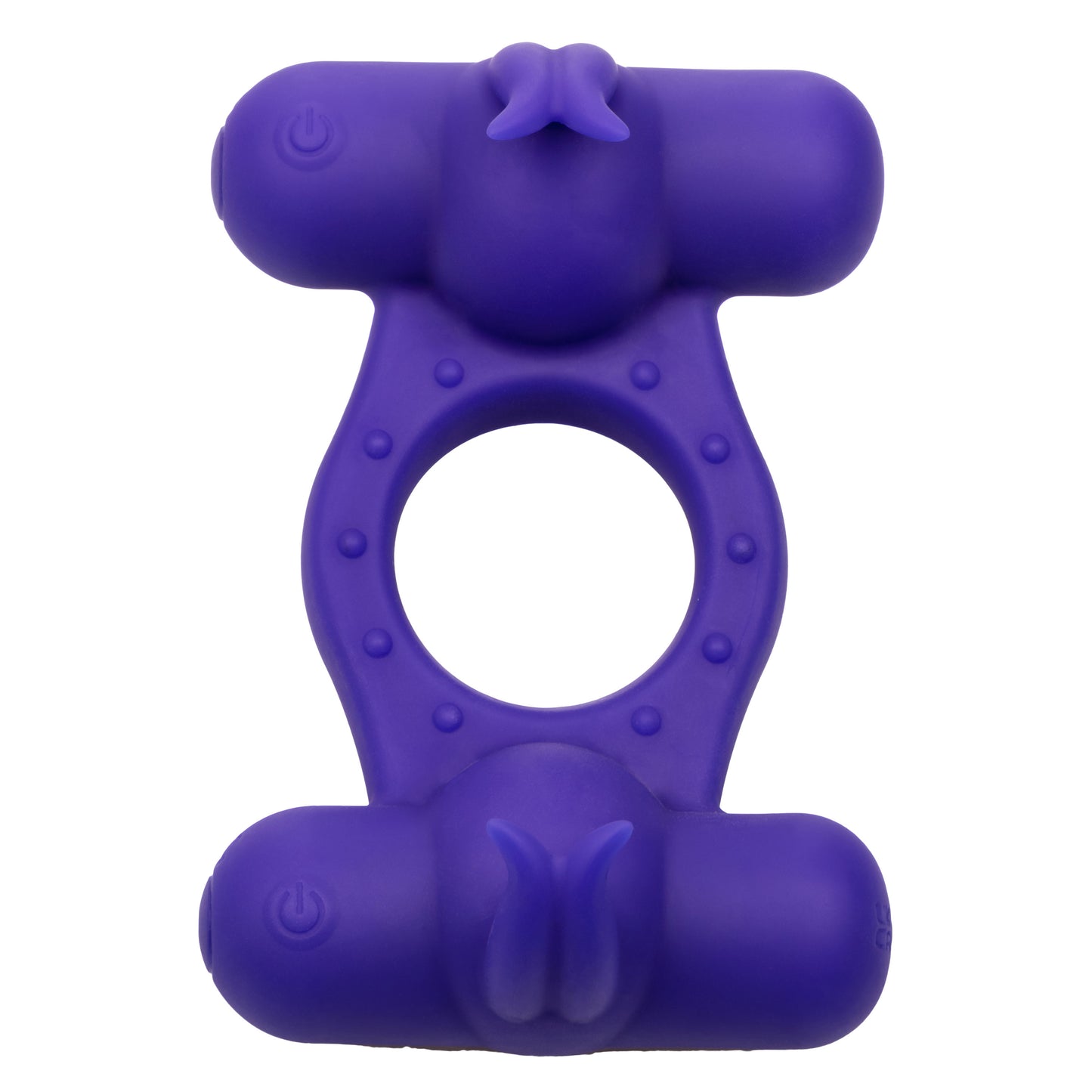CalExotics Silicone Rechargeable Triple Orgasm Enhancer - Purple