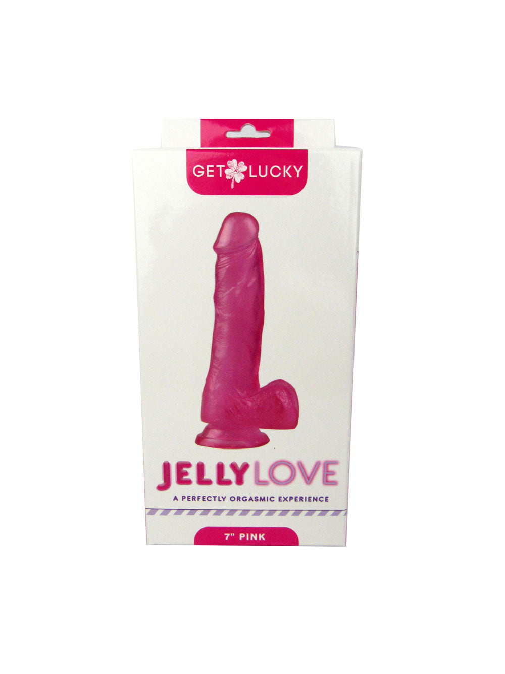 Jelly Love 7" Dildo - Realistic Pink Dildo with Suction Base