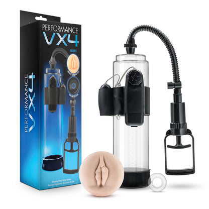 Blush Novelties VX 4 Male Enhancement Pump System - Clear